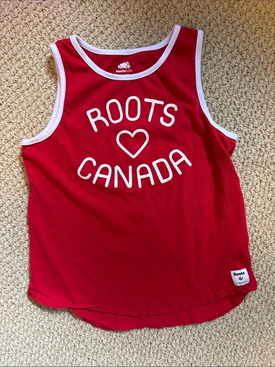 Roots Other - Roots Canada Kids Red Tank Top with White Trim